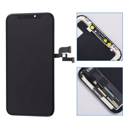 Replacement Hard OLED Material LCD Screen and Digitizer Assembly Compatible With iPhone X AAA Quality