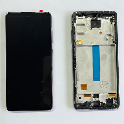 LCD Assembly With Frame (Without Finger Print Sensor) Compatible For Samsung Galaxy A52 5G (A526 / 2021) / A52S (A528 / 2021)