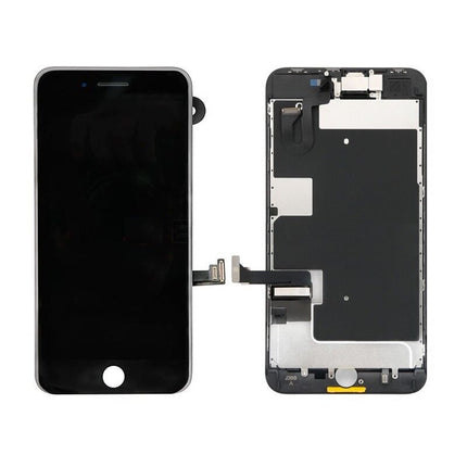 Replacement LCD with Touch Screen Compatible with iPhone 8 Plus AAA Quality (ESR + Full View) - White/Black