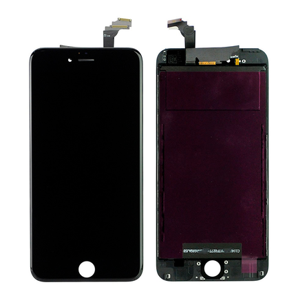 Replacement LCD Assembly Compatible With iPhone 6 Plus White/Black AAA Quality  (ESR + Full View)