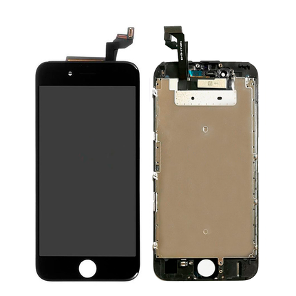 Replacement LCD Assembly Compatible With iPhone 6s White/Black AAA Quality (ESR + Full View)