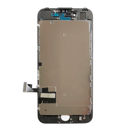 Incell Premium Quality LCD & Digitizer for iPhone 7 with Back Metal Plate White/Black